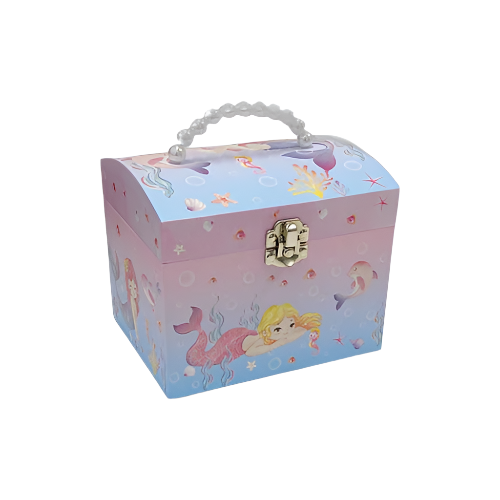 Mermaid Pearl Handle Musical Jewelry Box DAN120