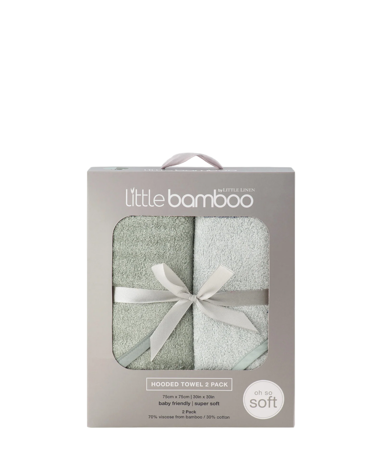 Hooded Towel 2 pack - Bay Leaf