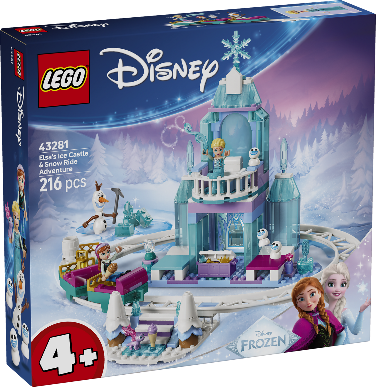 Elsa's Ice Castle & Snow Ride Adventure Lego 43281