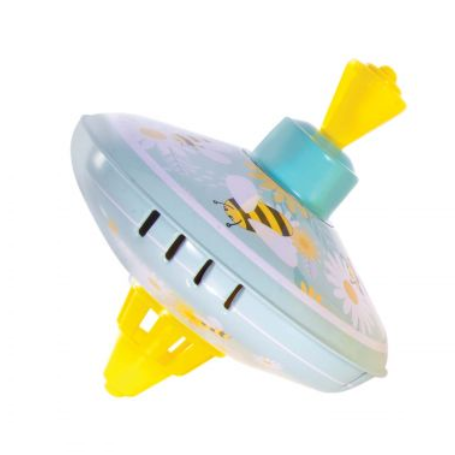 Buzzing Bee Tin Top