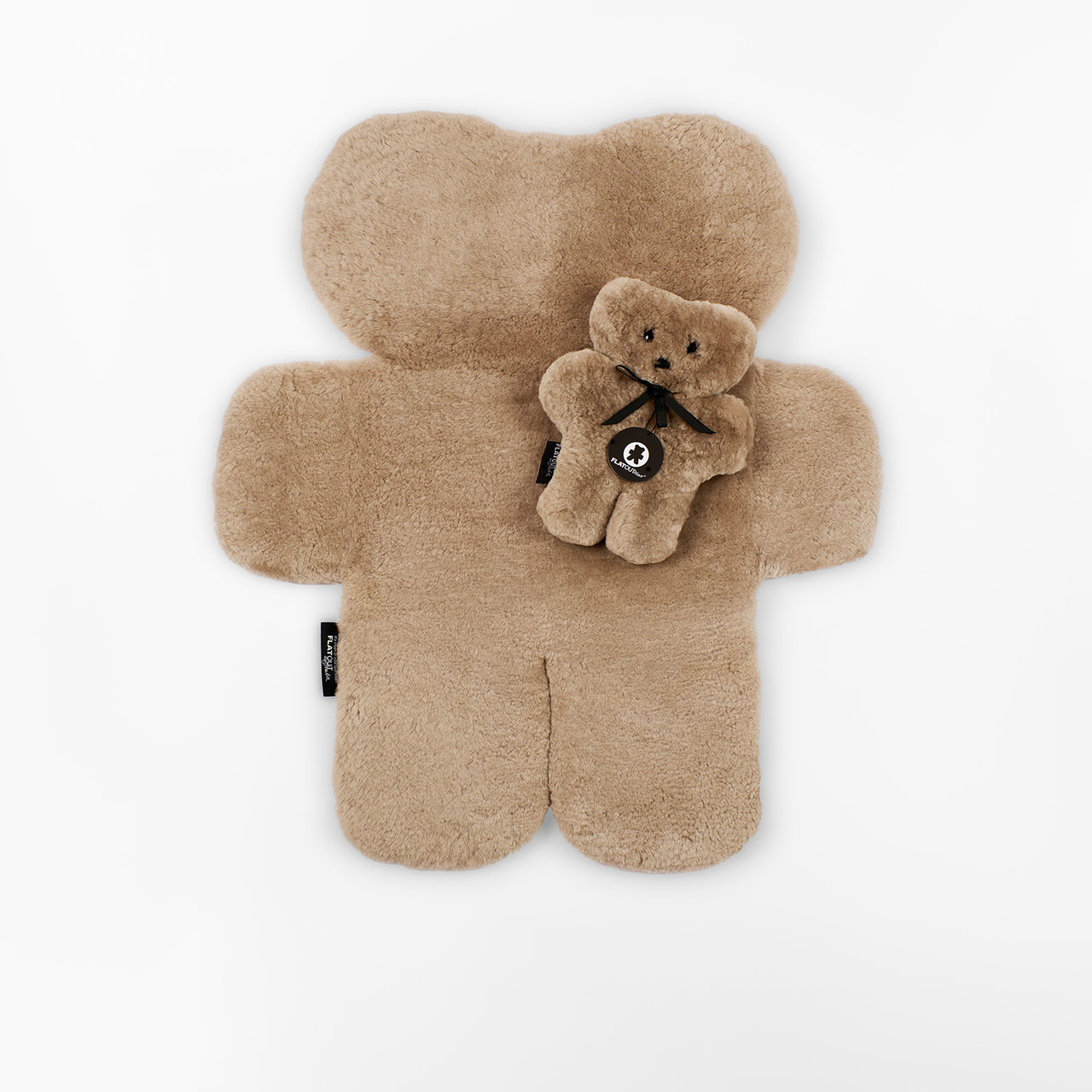 FLATOUTbear rug - Latte