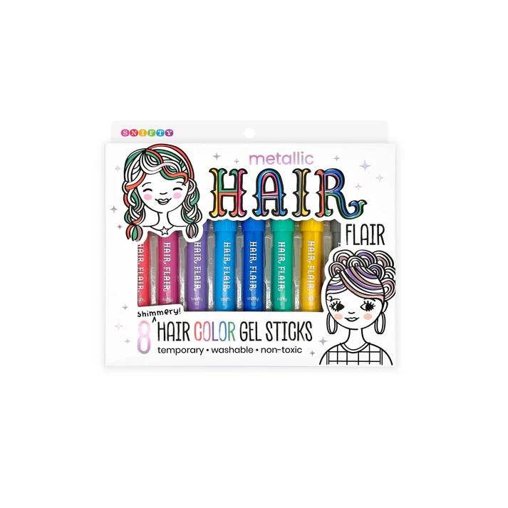 Fair Flair Metallic Color Gel Sticks (Set of 8)