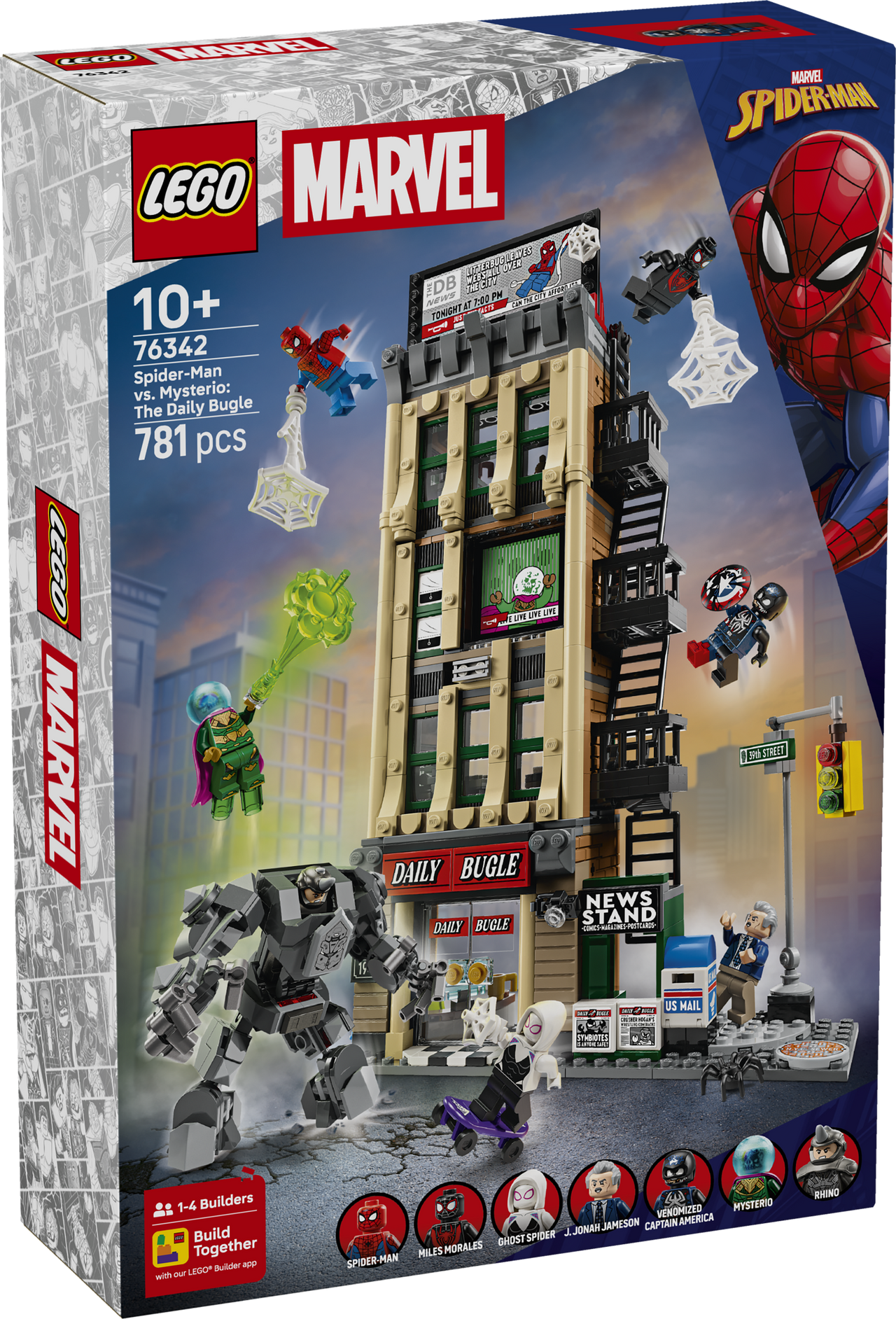 Spider-Man vs. Mysterio: The Daily Bugle Lego 76342