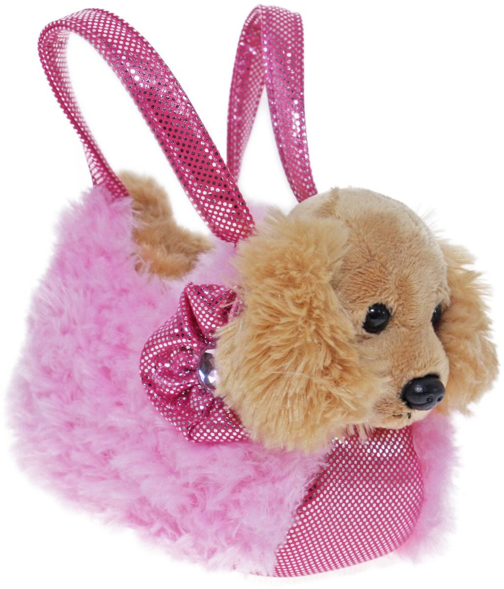 Fancy Pal - Cocker Spaniel in Pink Bag
