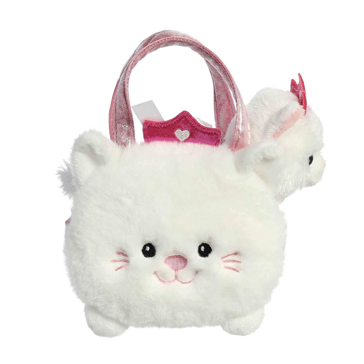 Fancy Pal - White Cat In Princess Kitty Bag