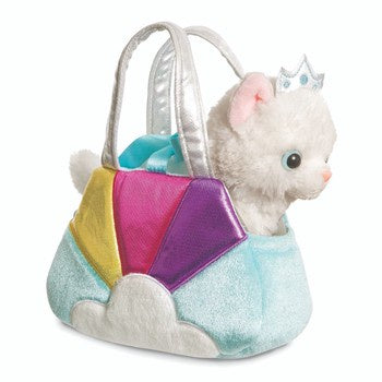 Fancy Pal - Cat/Blue Rainbow Cloud Bag