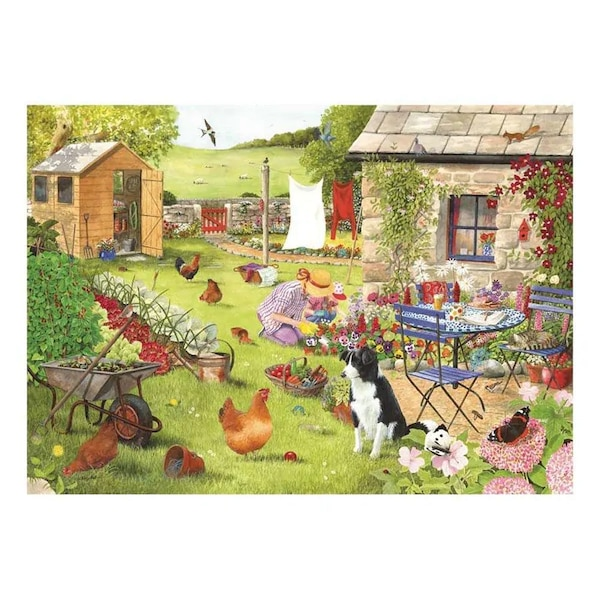 500 pc Puzzle - Grandma's Garden