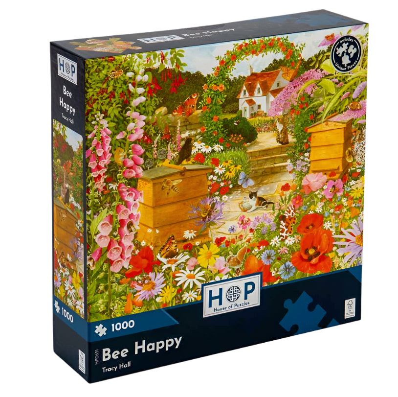 1000 pc Puzzle - Bee Happy