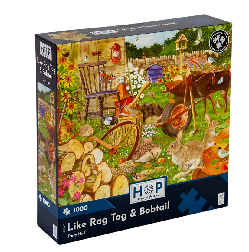 1000 pc Puzzle - Like Rag Tag & Bobtail
