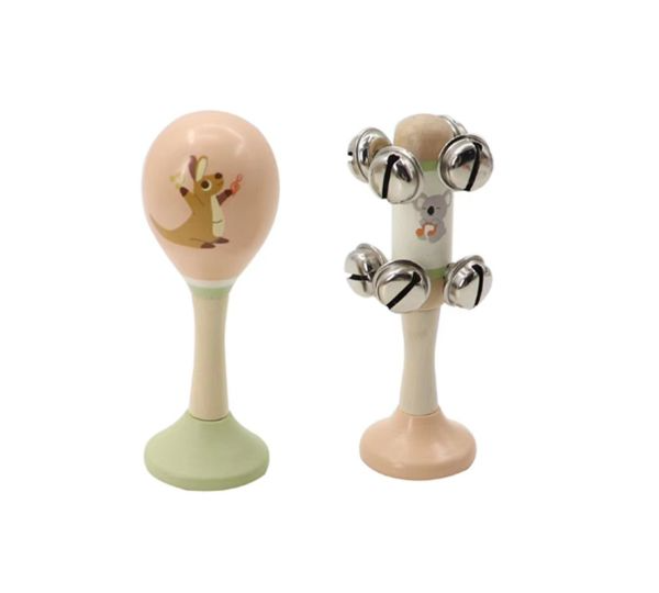 Wooden Music Set - Australian Animals 3pc