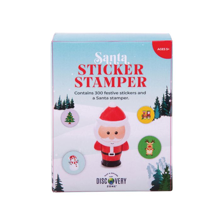 Santa Sticker Stamp – Toys and Tales
