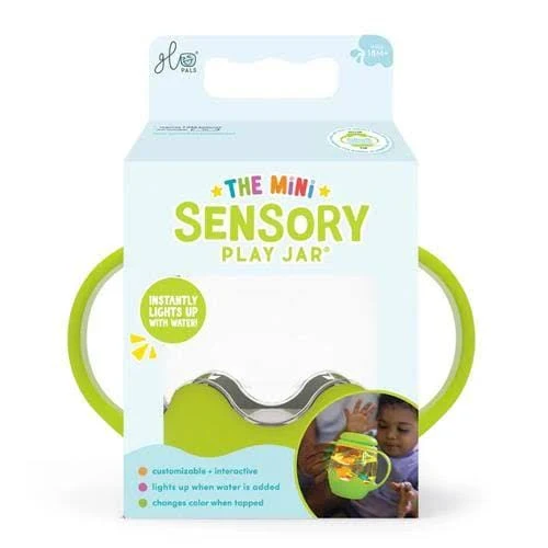 Mini Sensory Play Jar - Lime Green