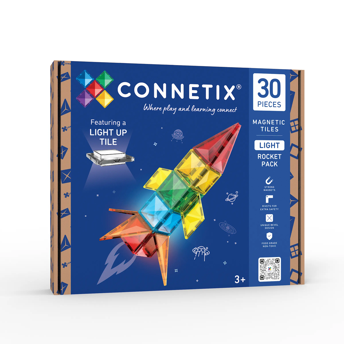 Connetix Light Rocket Pack (30pc)