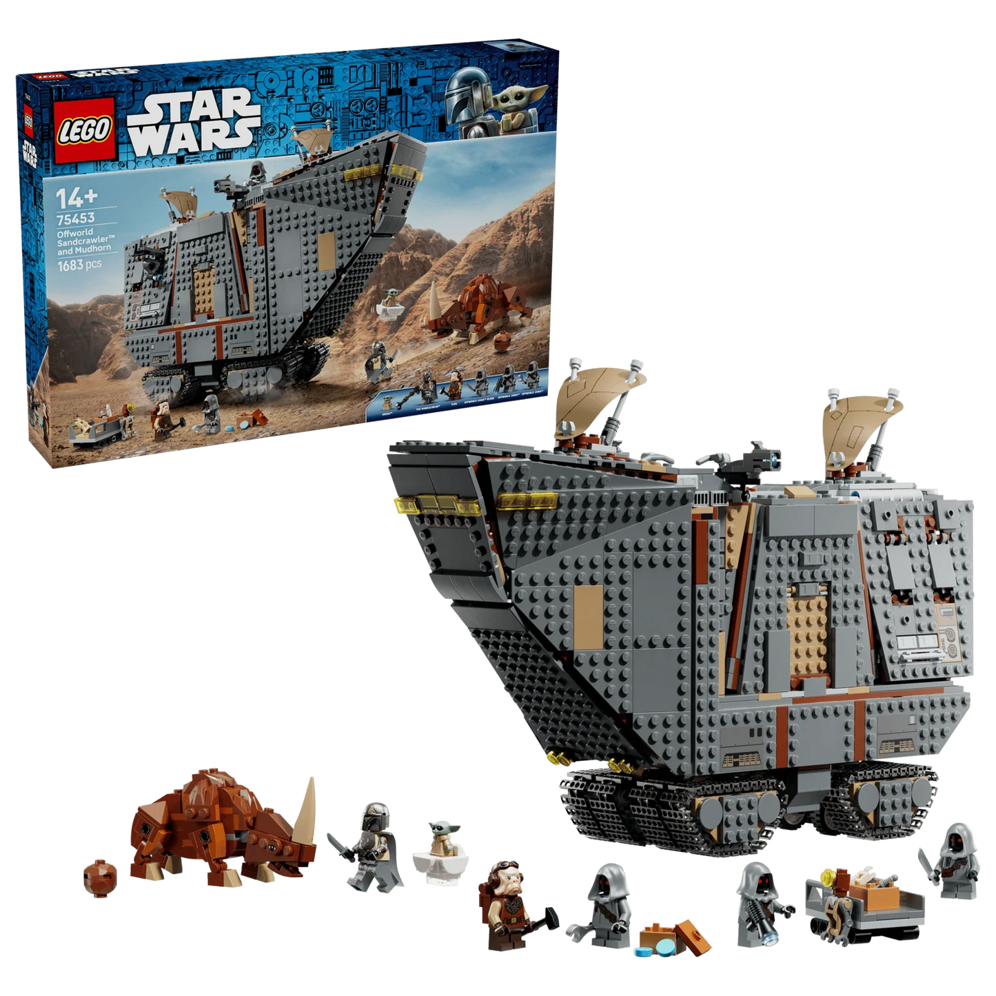 Offworld Sandcrawler™ and Mudhorn Lego 75453