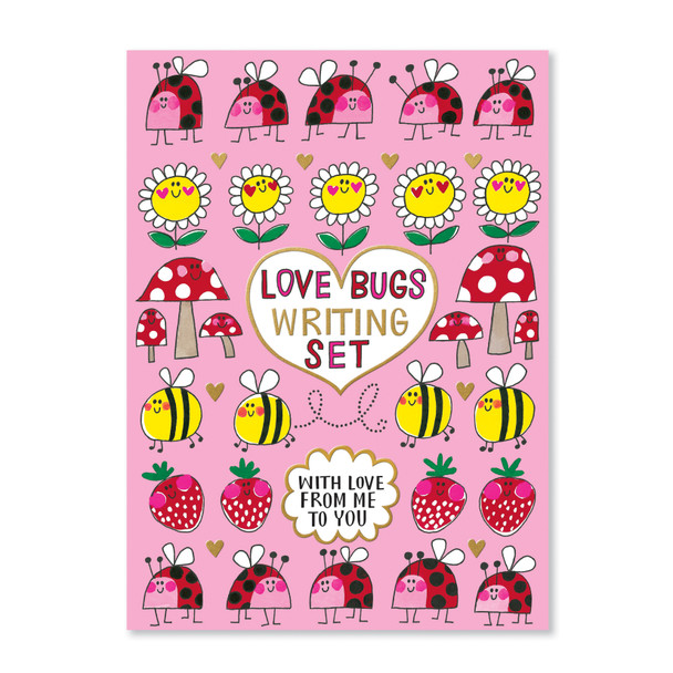 Writing Set Wallet - Love Bugs