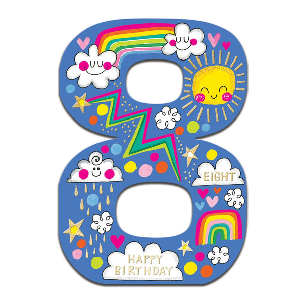 Happy Birthday Number Cards - Cookie Cutters