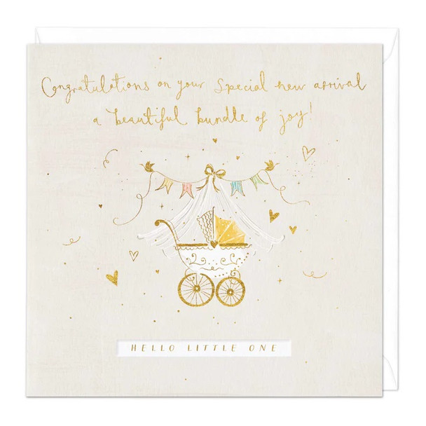 New Baby Card - Hello Little One