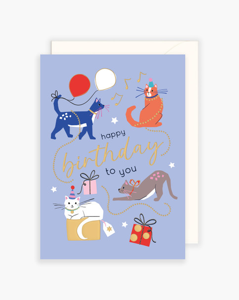 Happy Birthday to You - Cats