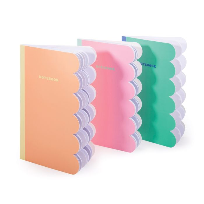 Happy Monday's A5 Stitched Notebook - Set of 3