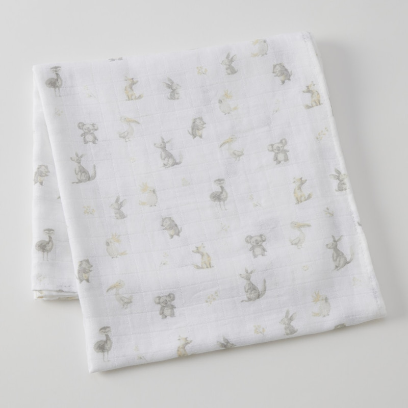 Little Aussie Critters Muslin  Wrap