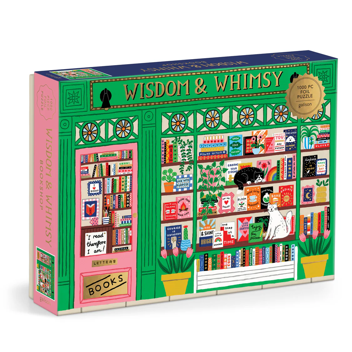 1000pc Foil Puzzle - Wisdom and Whimsy Bookshop