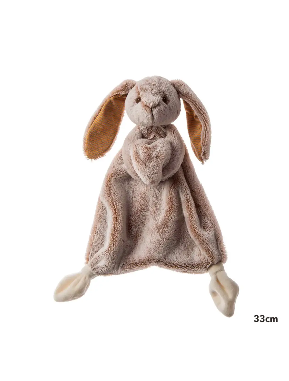Nursery Silky Tan Bunny Lovey - 33cm