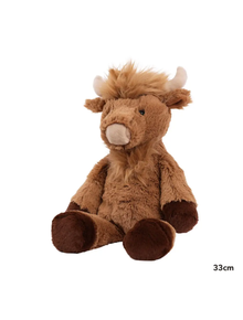 Marshmallow Hagrid Highland Cow - 33cm