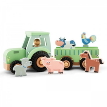 Large Tractor with Animals