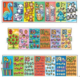 Giant Number Extra Long Jigsaw Puzzle