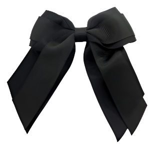 Mini Cheer Bow - Black