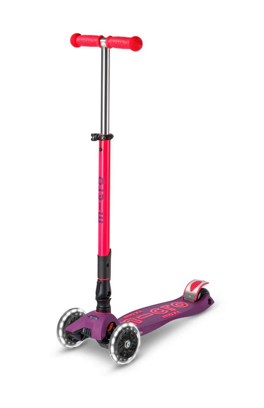 Micro Maxi Deluxe Foldable Neon LED Scooter