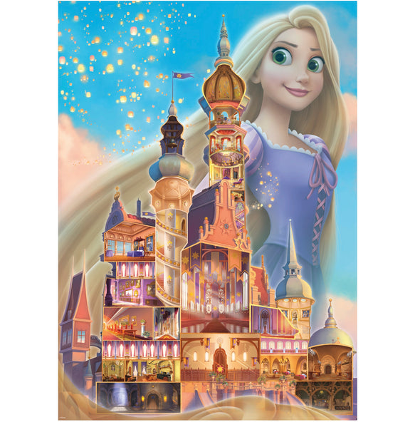 1000 pc Puzzle - Disney Castle Collection Rapunzel