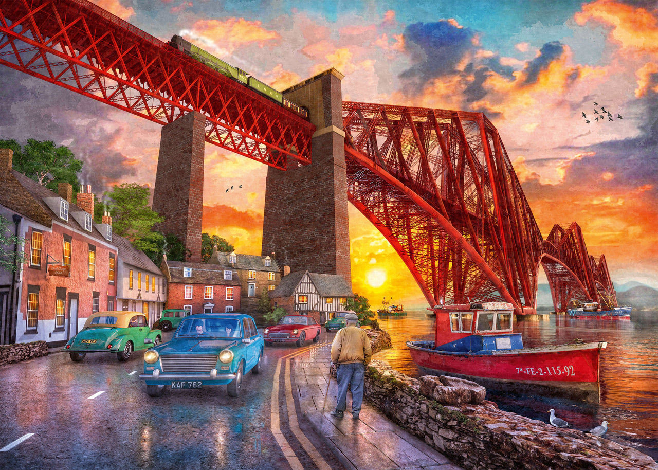 1000 pc Puzzle - Forth Bridge at Sunset