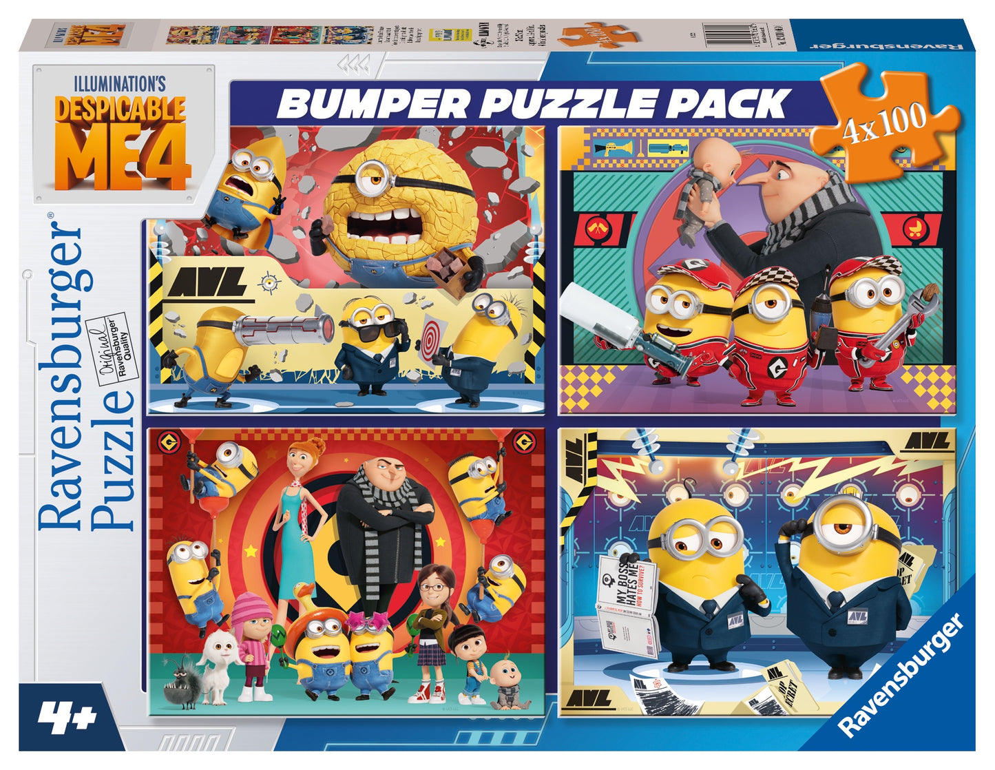 4 x 100 pc Puzzle - Despicable Me Bumper Pack