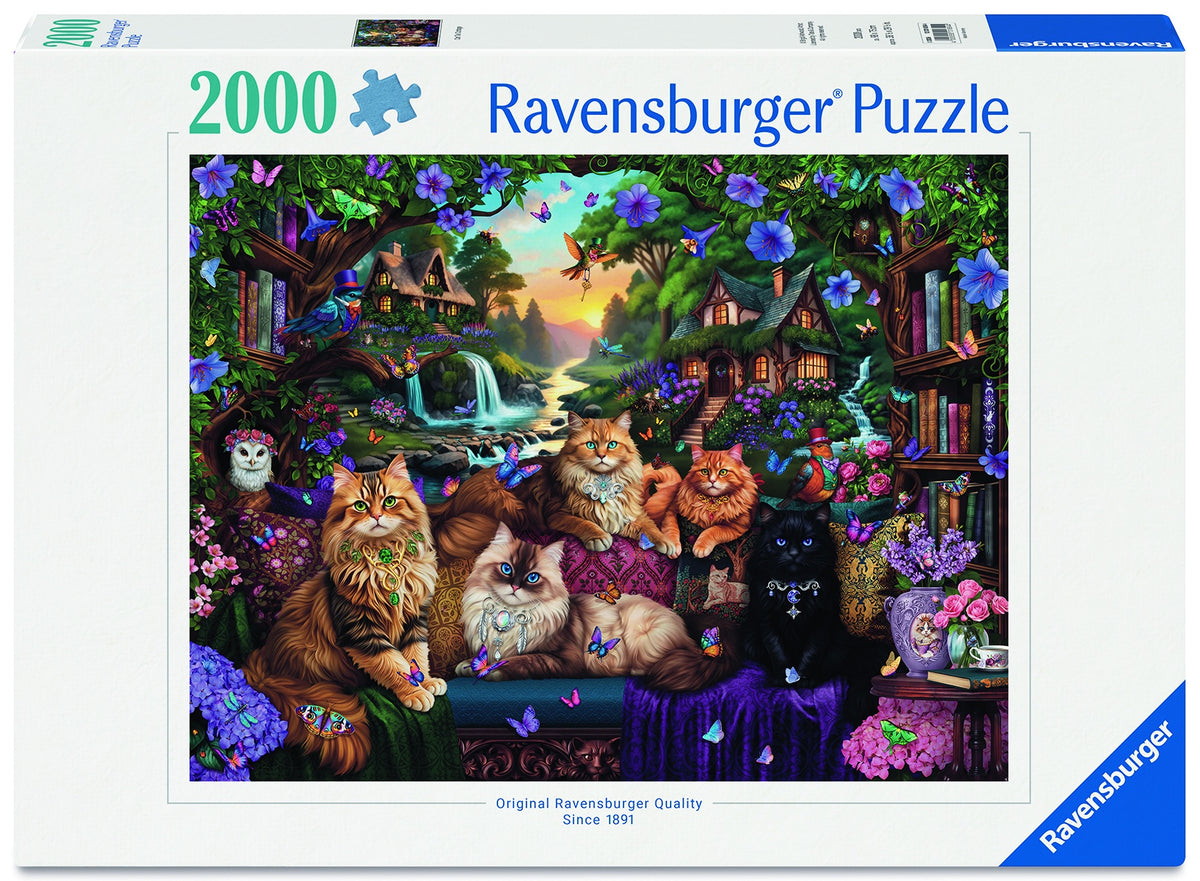 2000 pc Puzzle - Cat Tail Cottage