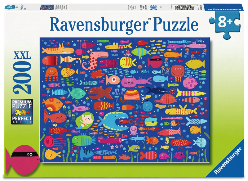 200 pc Puzzle - Funny Fish Friends