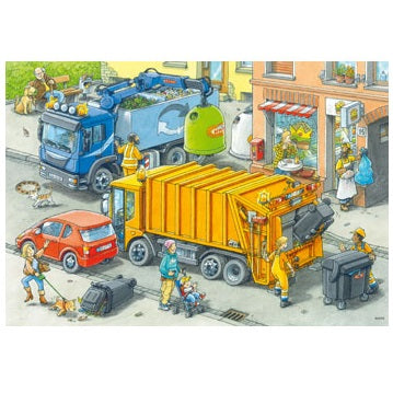 2 x 24 pc Puzzle - Working Trucks