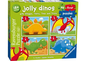 Jolly Dinos - My First Puzzles