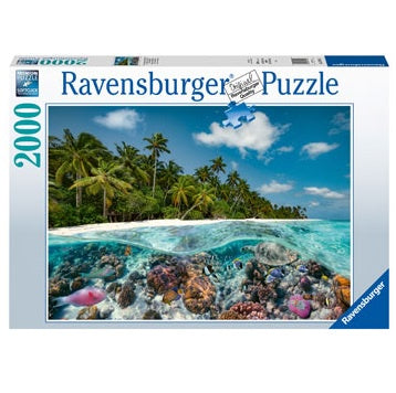 2000 pc Puzzle - A Dive in the Maldives