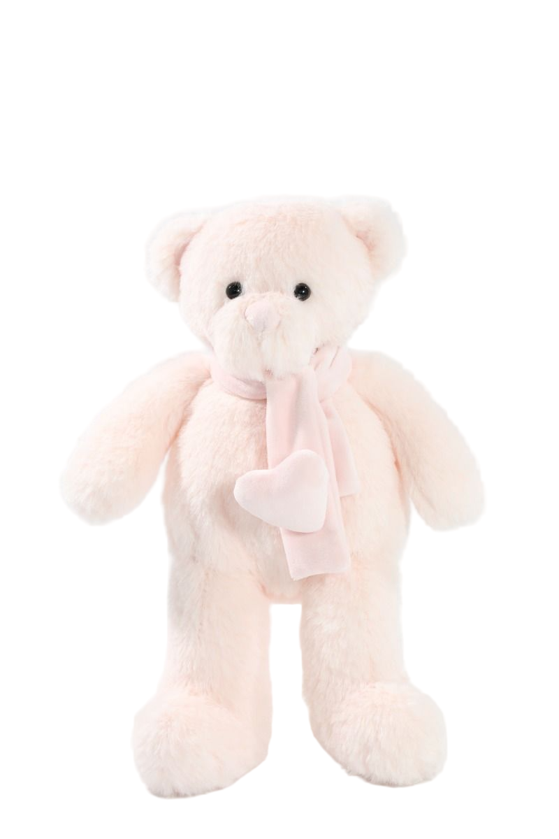 30cm Pink Bear with Scarf