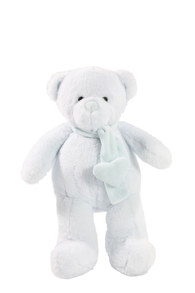 30cm Blue Bear with Scarf