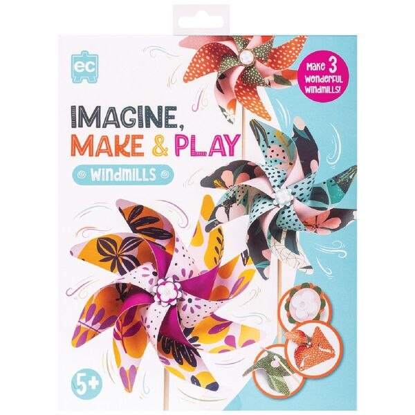 Imagine, Make & Play Windmills 10 pack
