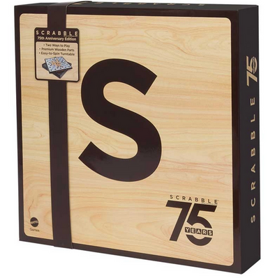 Scrabble Deluxe - Wooden 75th Anniversary Edition