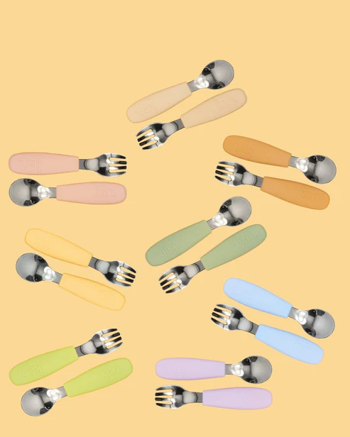 Silicone Cutlery Set - Kiin Baby