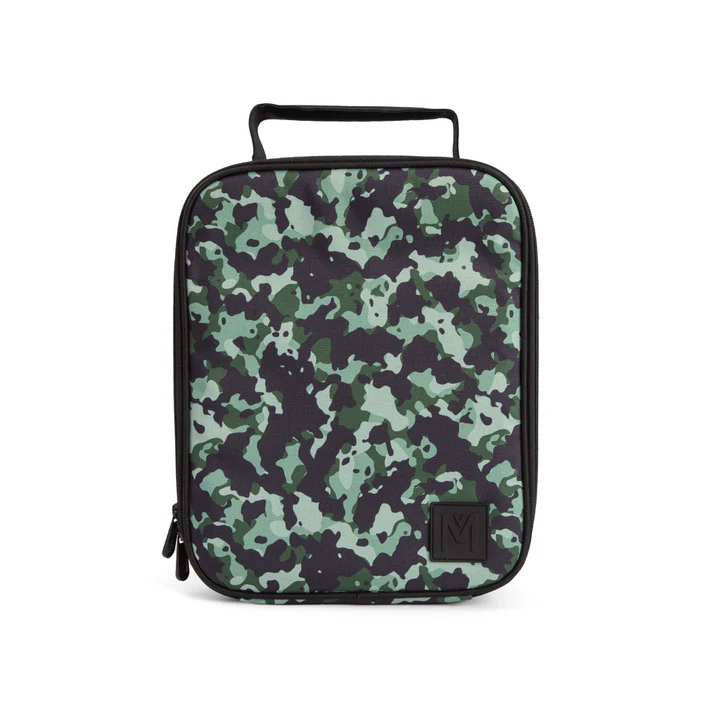 MontiiCo Large Insulated Lunch Bag (Larger Size) - Stealth