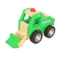 Wooden Wheelie Vehicle - Digger