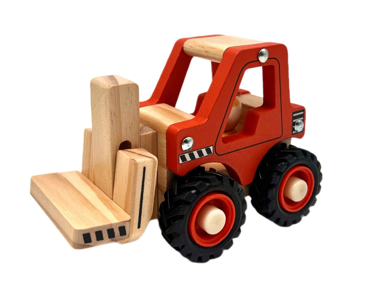Wooden Wheelie Vehicle - Forklift