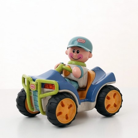 First Friends ATV Quad Bike with Boy