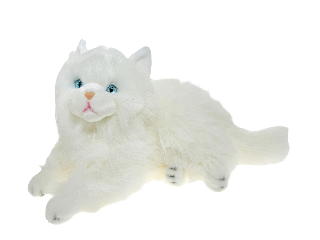 White Cat Lying - 30cm Plush
