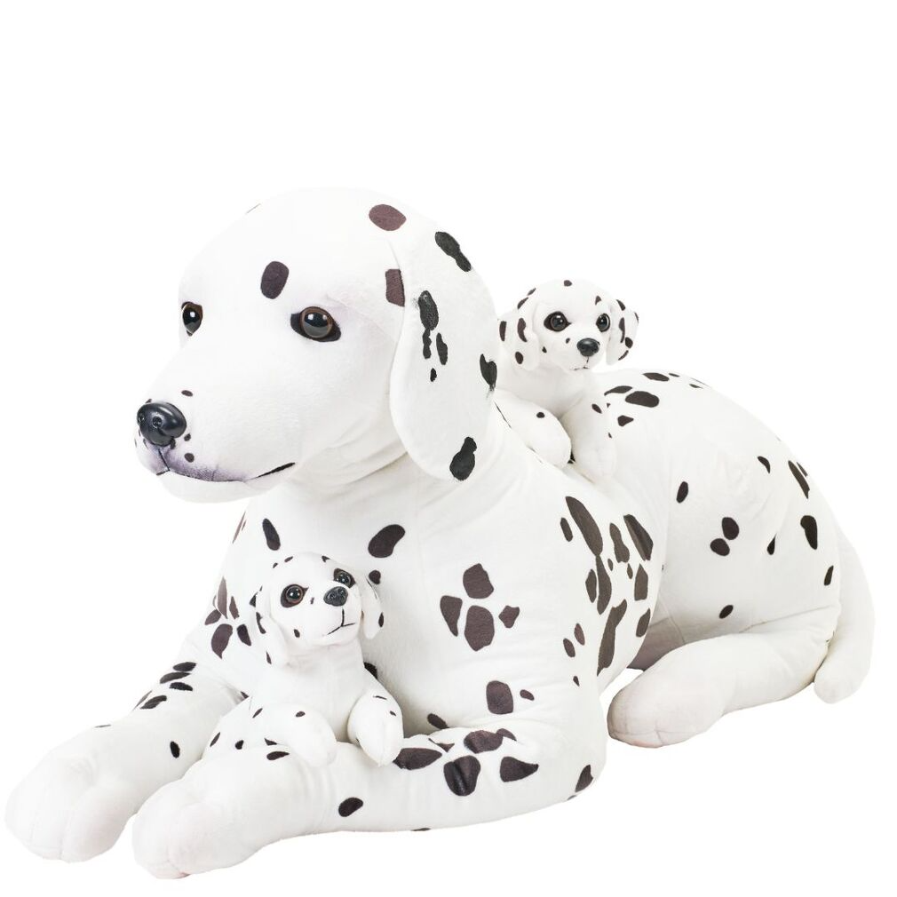 Cuddlekins Jumbo Mum and Puppies - Dalmation